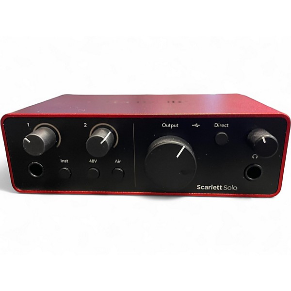 Used Focusrite Scarlett Solo Gen 4 Audio Interface