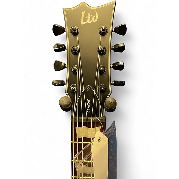 Used ESP LTD EC-258 Black  Solid Body Electric Guitar