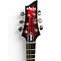 Used Schecter Guitar Research Demon 6 Crimson Red Burst Solid Body Electric Guitar