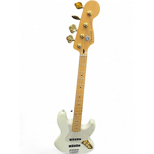 Used Fender Player Jazz Bass Alpine White Electric Bass Guitar