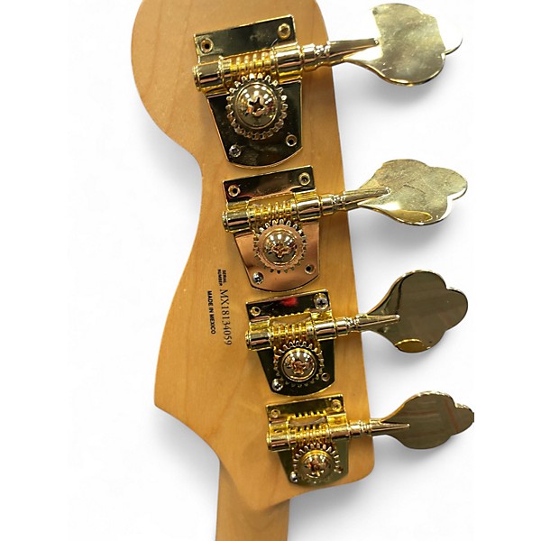 Used Fender Player Jazz Bass Alpine White Electric Bass Guitar