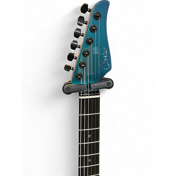 Used 2025 Suhr Custom Modern Quilt Aqua Blue Gradient Solid Body Electric Guitar