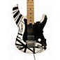 Used EVH Striped Series Black and White Solid Body Electric Guitar