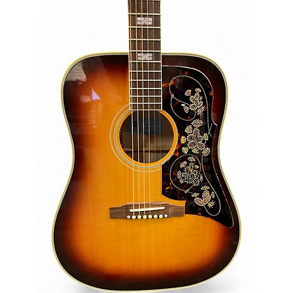 Used Epiphone USA Frontier sunburst Acoustic Electric Guitar