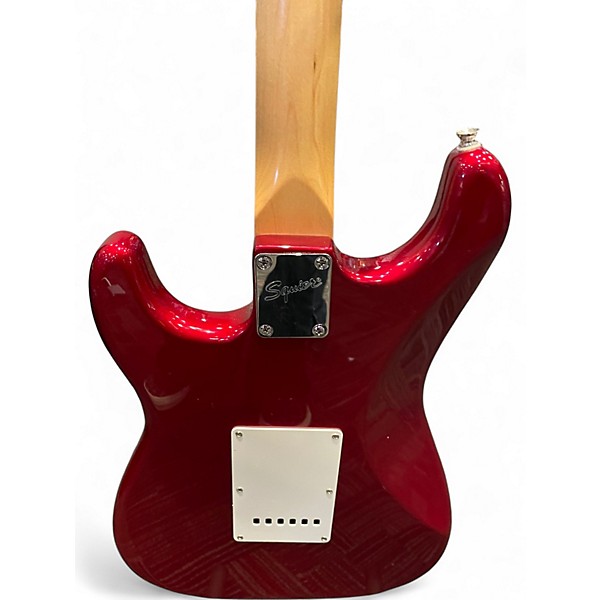 Used Squier Stratocaster H Candy Apple Red Solid Body Electric Guitar