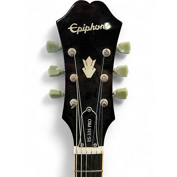 Used Epiphone ES335 Pro Sunburst Hollow Body Electric Guitar