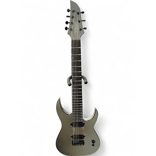 Used Schecter Guitar Research KM-7 MKIII Gray Solid Body Electric Guitar