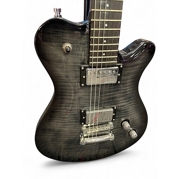 Used Framus Panthera Trans Black Solid Body Electric Guitar