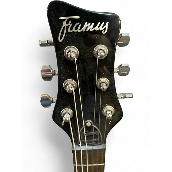 Used Framus Panthera Trans Black Solid Body Electric Guitar