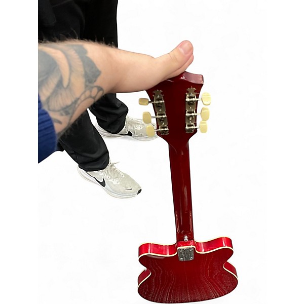 Used Recco  Red Barron  Red Hollow Body Electric Guitar