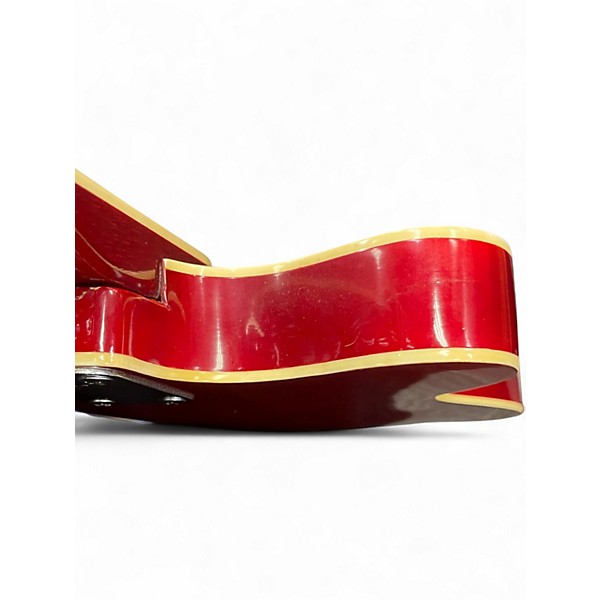 Used Recco  Red Barron  Red Hollow Body Electric Guitar