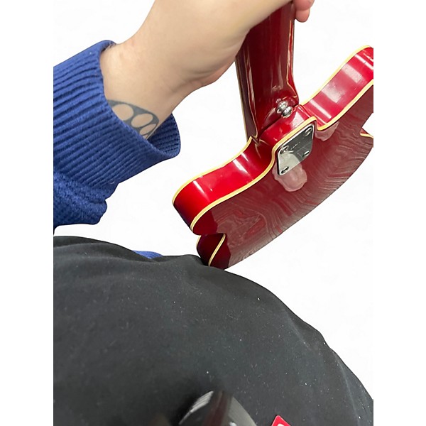 Used Recco  Red Barron  Red Hollow Body Electric Guitar