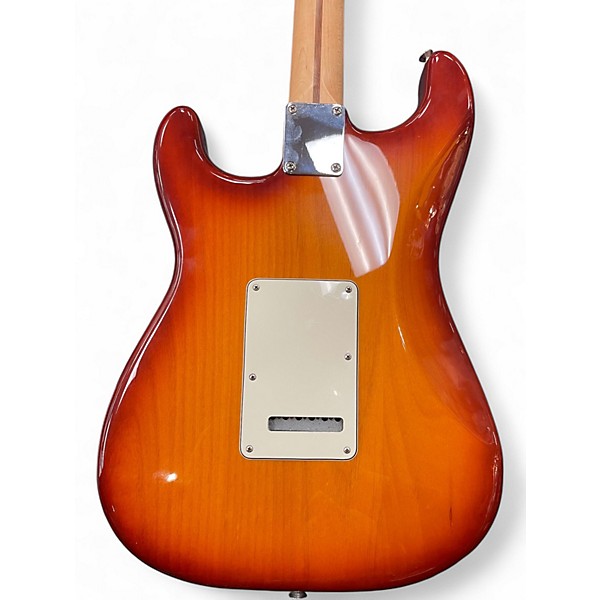 Used 2015 Fender Standard Stratocaster Plus Top Tobacco Sunburst Solid Body Electric Guitar