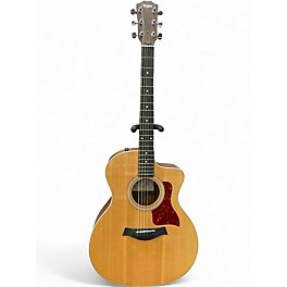 Used Taylor 214CE Natural Acoustic Electric Guitar