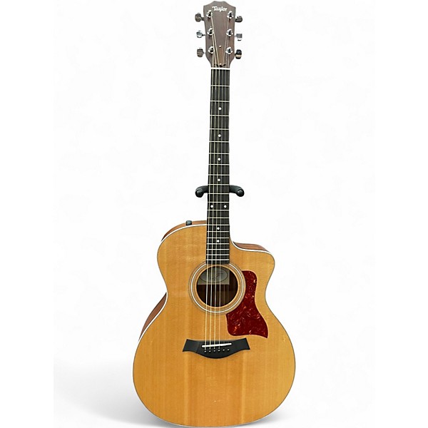 Used Taylor 214CE Natural Acoustic Electric Guitar