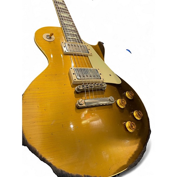 Used Gibson CS R8 WILDWOOD FEATHERWEIGHT + HISTORIC MAKEOVER DELUXE Gold Top Solid Body Electric Guitar