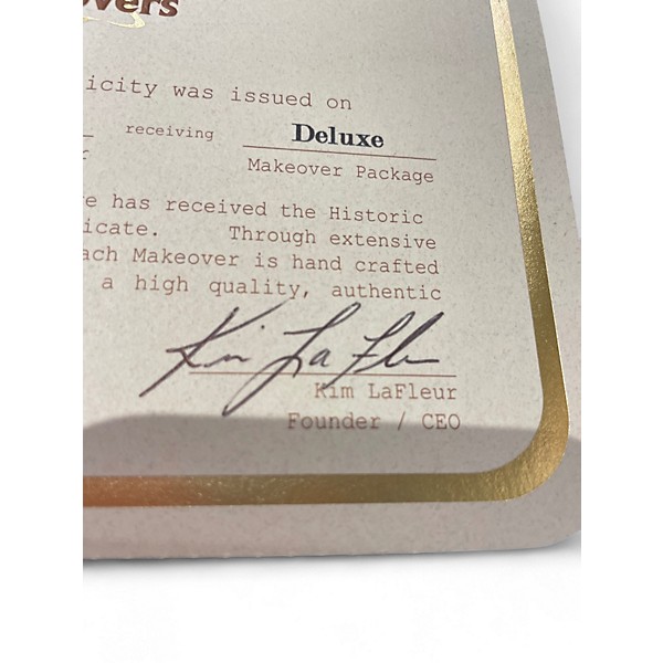 Used Gibson CS R8 WILDWOOD FEATHERWEIGHT + HISTORIC MAKEOVER DELUXE Gold Top Solid Body Electric Guitar