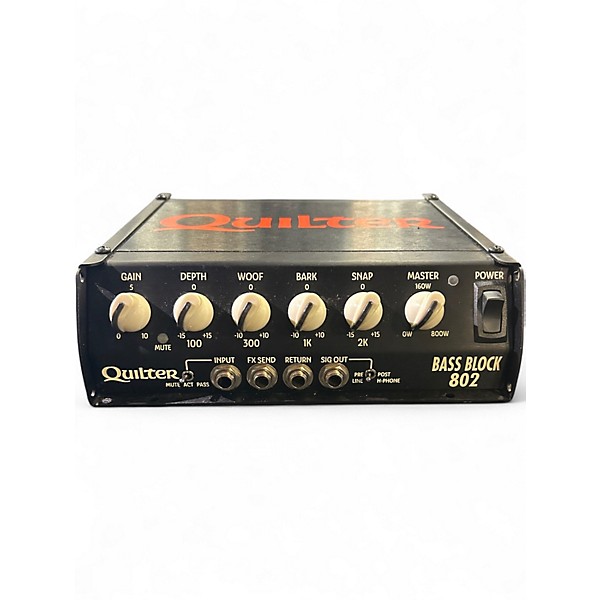 Used Quilter Labs Bass Block 802 Bass Amp Head