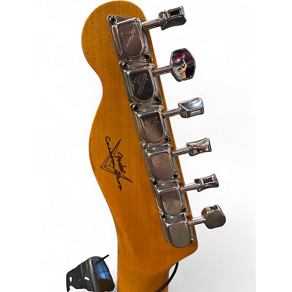 Used Fender Custom Shop 68 Tele Thinline JRN Black Solid Body Electric Guitar