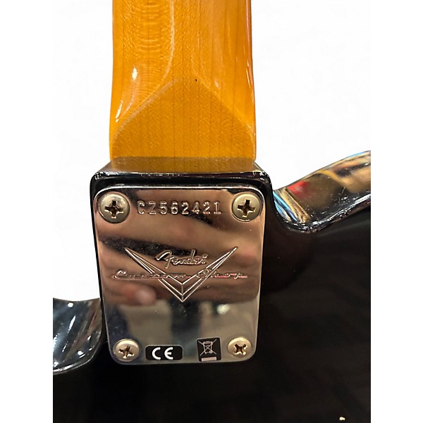 Used Fender Custom Shop 68 Tele Thinline JRN Black Solid Body Electric Guitar