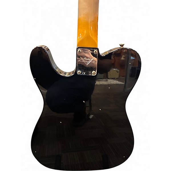 Used Fender Custom Shop 68 Tele Thinline JRN Black Solid Body Electric Guitar