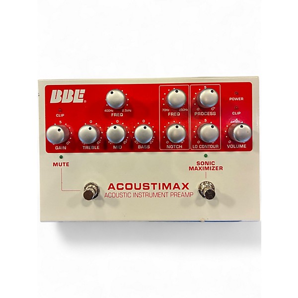 Used BBE Acoustimax Sonic Maximizer/Preamp Pedal Guitar Preamp