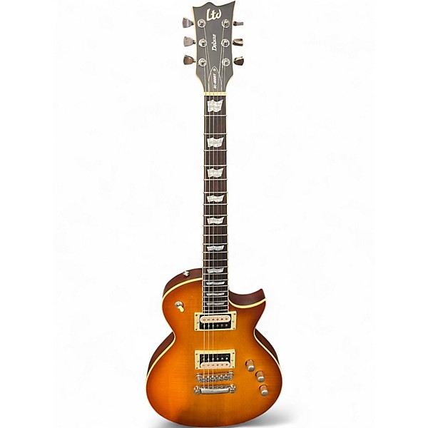 Used ESP LTD EC1000T CTM Tobacco Burst Solid Body Electric Guitar