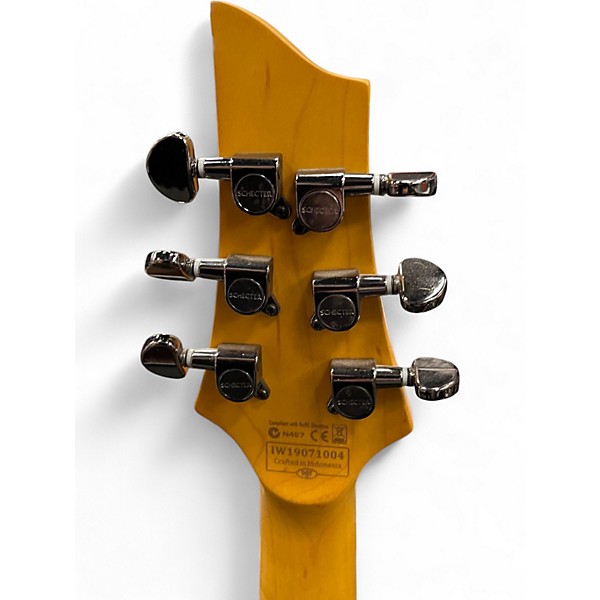 Used Schecter Guitar Research EXTREME BANSHEE FR Blue Burst Solid Body Electric Guitar