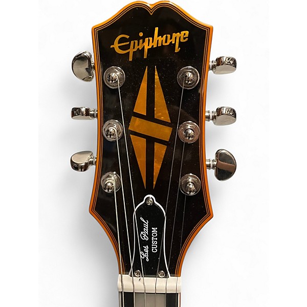 Used Epiphone LES PAUL CUSTOM WIDOW ORANGE BURST Solid Body Electric Guitar