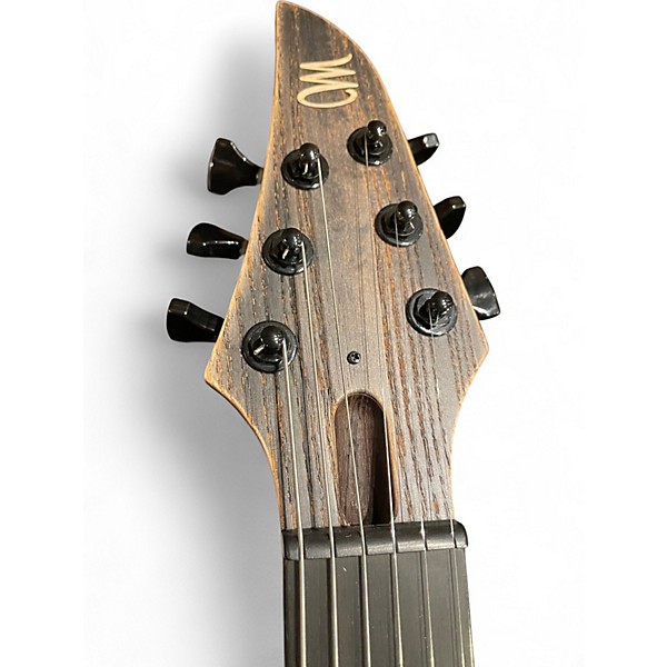 Used Mayones DUVELL ELITE 6 TT FRETS ANTIQUE BLACK Solid Body Electric Guitar