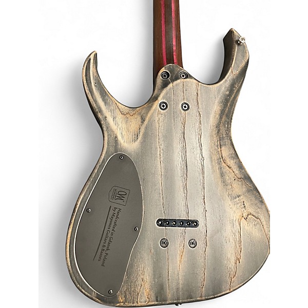 Used Mayones DUVELL ELITE 6 TT FRETS ANTIQUE BLACK Solid Body Electric Guitar