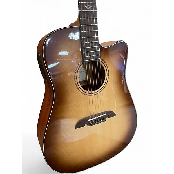 Used Alvarez AD60CE Artist Series Dreadnought 2 Color Sunburst Acoustic Electric Guitar