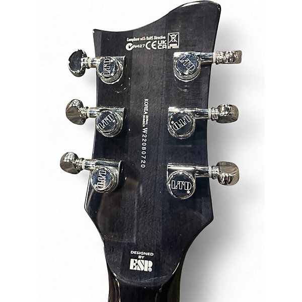 Used ESP LTD BW1 Ben Weinman SEE THRU BLACK Solid Body Electric Guitar