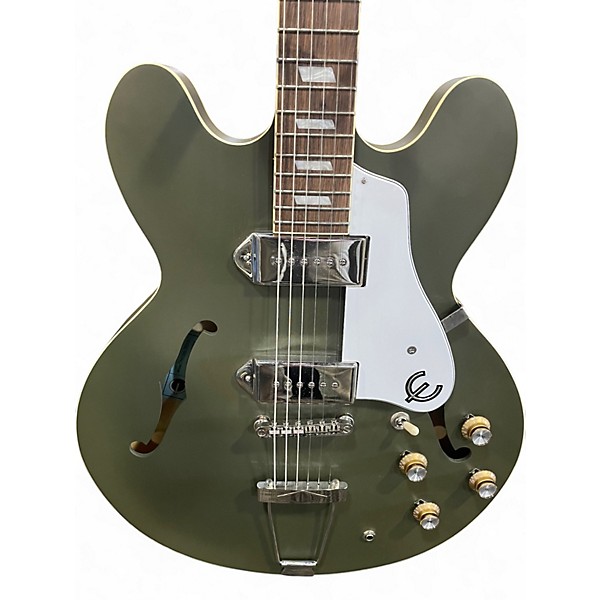 Used Epiphone Casino OLIVE Hollow Body Electric Guitar