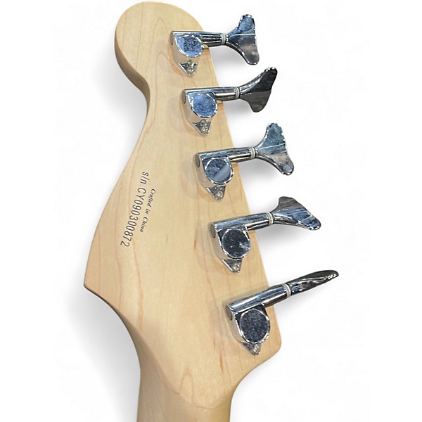 Used Squier Affinity Jazz Bass V 5 String Black Electric Bass Guitar