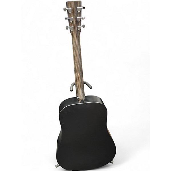 Used Martin DX Johnny Cash Black Acoustic Electric Guitar