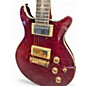 Used Harmony Flower Pot inlay Red Solid Body Electric Guitar