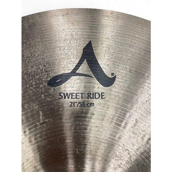 Used Zildjian 21in A Series Sweet Ride Cymbal