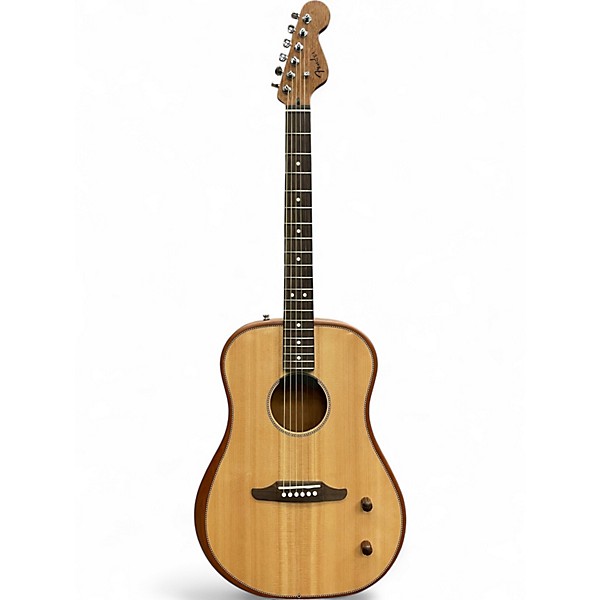 Used 2023 Fender Highway Dreadnaught natural rosewood Acoustic Electric Guitar