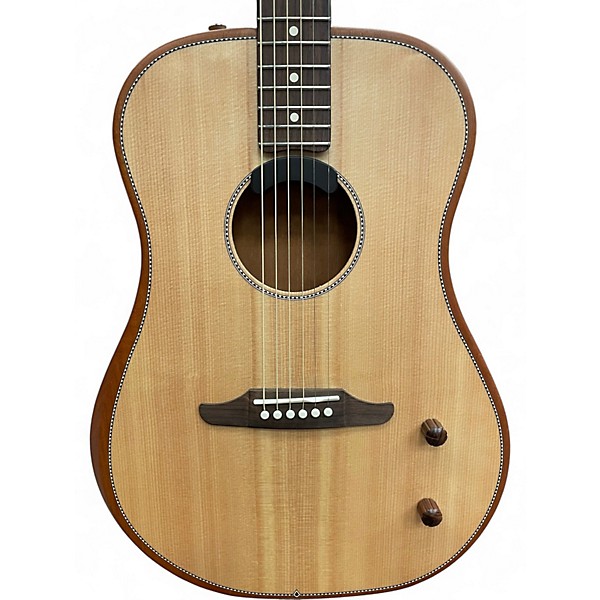 Used 2023 Fender Highway Dreadnaught natural rosewood Acoustic Electric Guitar