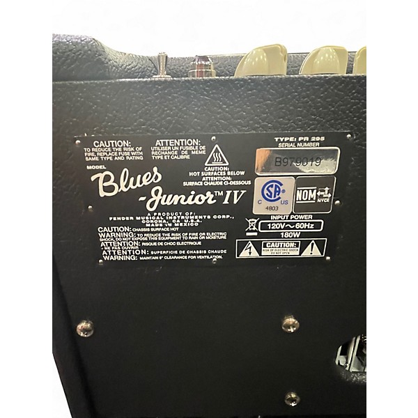 Used Fender Blues Junior IV 15W 1x12 Tube Guitar Combo Amp