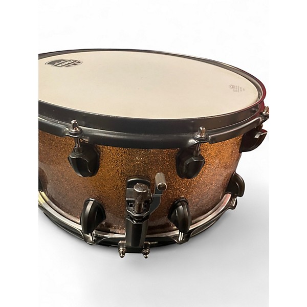 Used Mapex 14X7 Mydentity Snare gold sparkle Drum