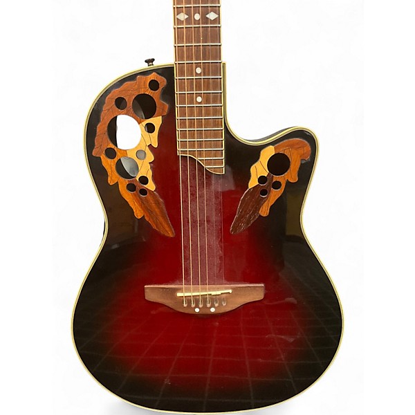 Used Ovation CS257 Celebrity Tobacco Sunburst Acoustic Electric Guitar