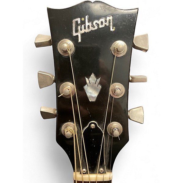 Vintage 1970s Gibson Hummingbird Custom Cherry Sunburst Acoustic Guitar