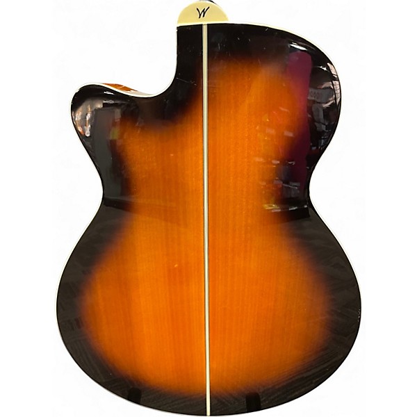 Used 2017 Washburn EA15ATB Tobacco Burst Acoustic Electric Guitar