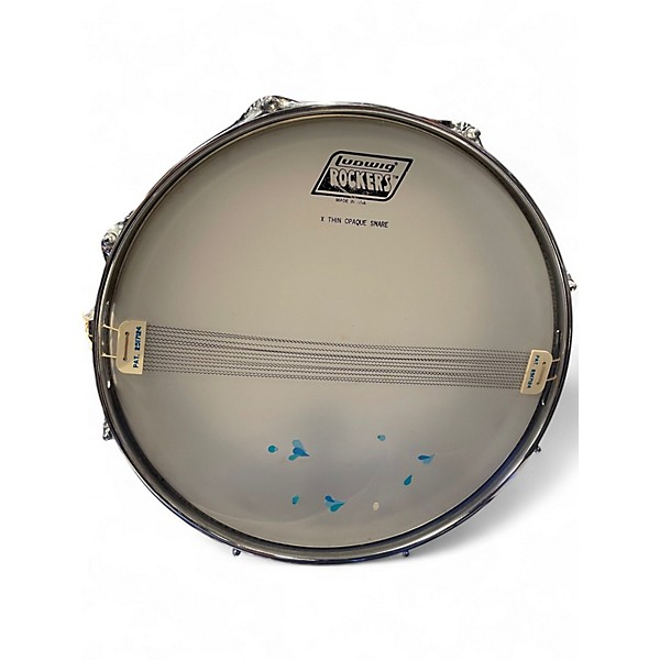 Vintage 1970s Ludwig 4.5X14 Acrolite Snare Silver Drum