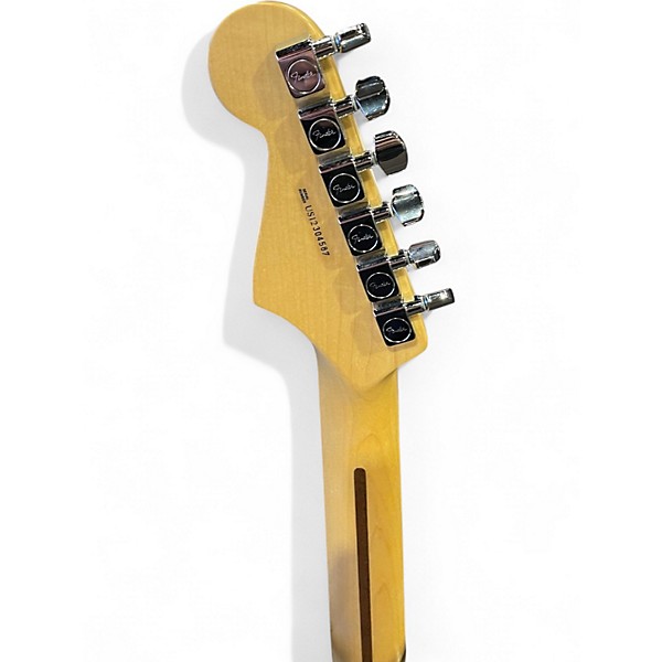 Used 2012 Fender American Standard Stratocaster Jade Pearl Metallic Solid Body Electric Guitar