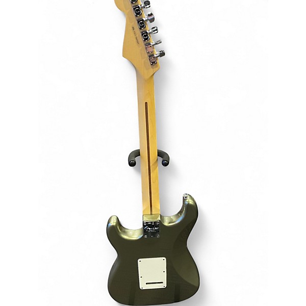 Used 2012 Fender American Standard Stratocaster Jade Pearl Metallic Solid Body Electric Guitar