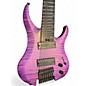 Used Legator ghost super shred 8 flame purple Solid Body Electric Guitar