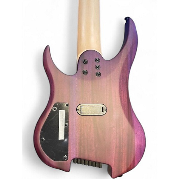 Used Legator ghost super shred 8 flame purple Solid Body Electric Guitar